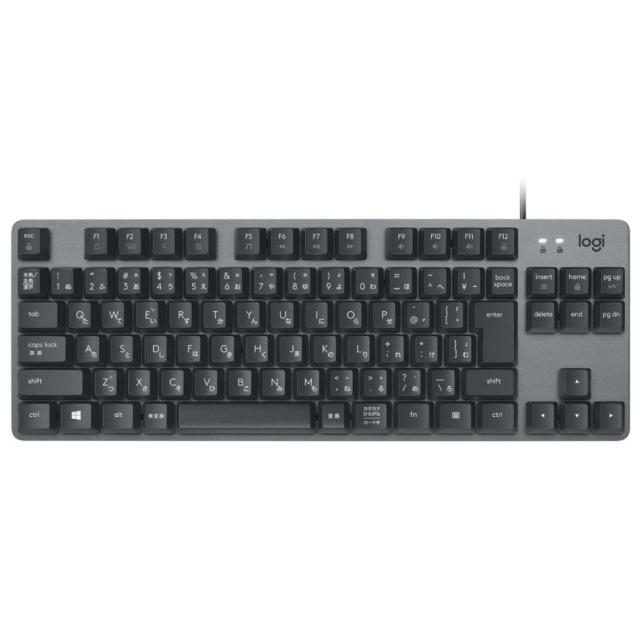【新品】Logicool ロジクール メカニカル有線キーボード TKL Mechanical Keyboard K835-Linear K835GPR 赤軸 グラファイトの通販は
