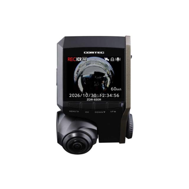 【ラッピング可】【即日発送】【新品】COMTEC コムテック ドライブレコ一ダ一 360°カメラ ZDR-830R