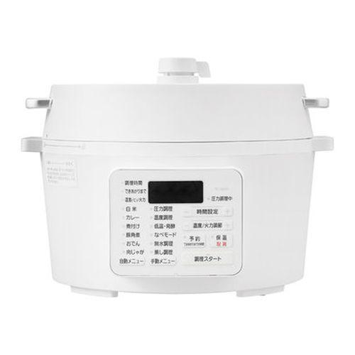 【新品】IRIS OHYAMA アイリスオーヤマ 電気圧力鍋 低温調理予約機能付き 4.0L ホワイト PC-MA4-W