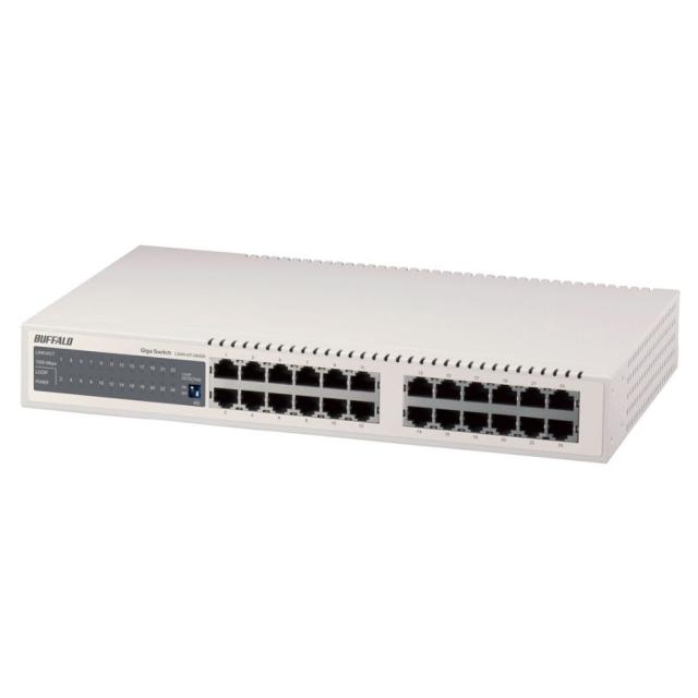 【新品】BUFFALO バッファロー スイッチングハブ 24ポート LSW5-GT-24NSR 全ポートGiga対応