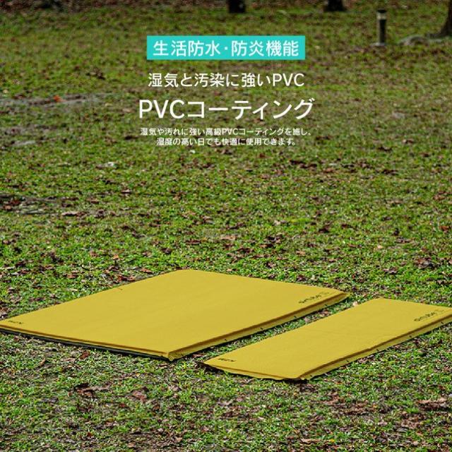 キャンプ エアマット エアーベッド ダブル エアベッド テントマット 車中泊 アウトドア ソリッドエアーチューブマット ダブル (kzm-k20t3m002)_8