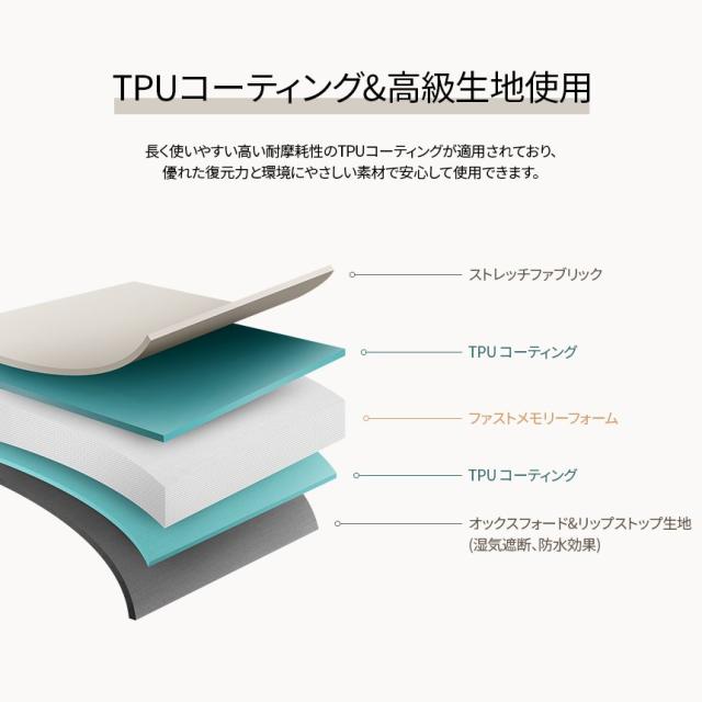 エアバンプ ダブル エアマット エアーベッド エアベッド キャンプ 車中泊 アウトドア 自動膨張式 キャンプ用品 KZM (kzm-k21t3m05)_8