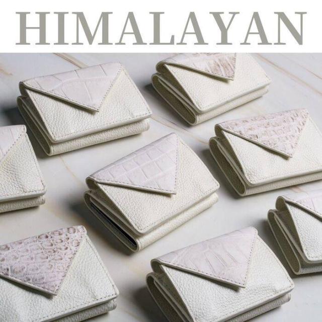 ミニ財布 レディース 本革 ヒマラヤ クロコダイル 三つ折り 財布 小銭入れ 小さな財布 メンズ 小さい財布 レザー 男性用 女性用 コンパクト財布 シンプル カードケース クロコ ワニ革 鰐革 エキゾチックレザー