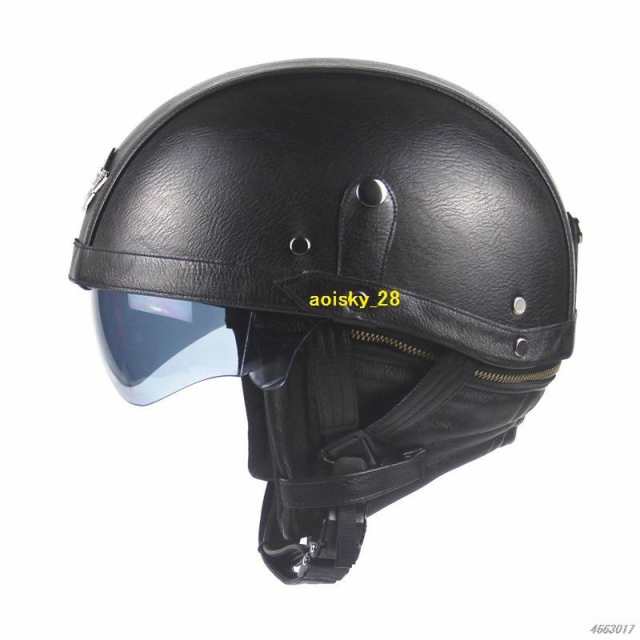 バイク 内蔵サングラス　半キャップヘルメット　ジェットヘルメット 　Mサイズ