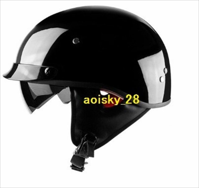 バイク 内蔵サングラス 半キャップヘルメット　ジェットヘルメット 　2XLサイズ