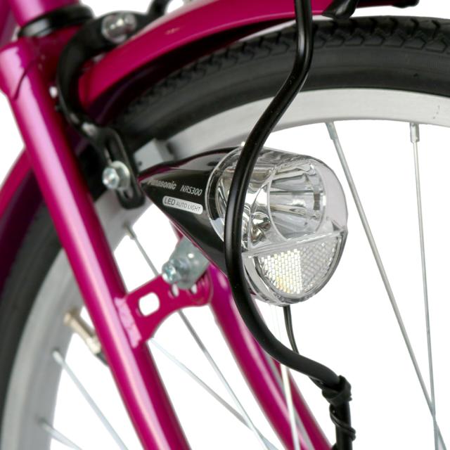 欠品入荷未定 自転車 26インチ 安心 オートライト ママチャリ サントラスト 軽快車 ピンク 通勤 通学 激安 安い 260hdの通販はau Pay マーケット ゴーゴーサイクリング