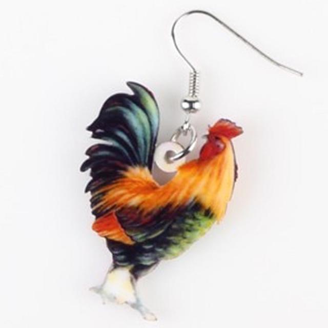 ニワトリ リアルステンレスピアス 1個販売 g ゲージ 鶏 鳥 バード コックテイル コケコッコー 卵 ヒヨコ 面白い おもしろ オモシロ の通販はau Pay マーケット ボディピアス専門店グリーンピアッシング