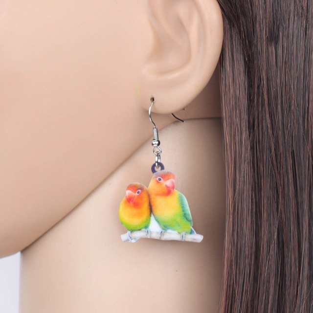 インコ リアルステンレスピアス/1個販売 20G 20ゲージ いんこ 鳥