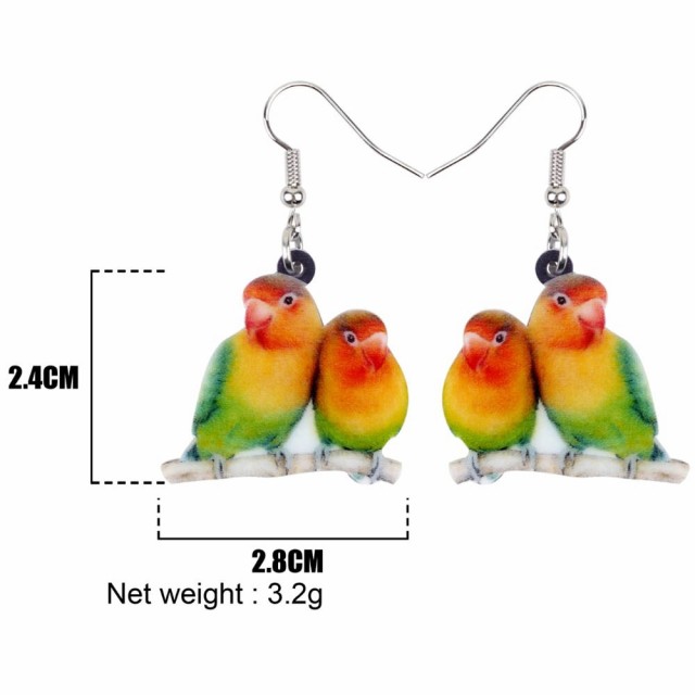 インコ リアルステンレスピアス/1個販売 20G 20ゲージ いんこ 鳥 ...