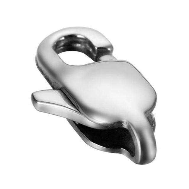 シルバー925 スカルネックレスチェーンナスカン止め