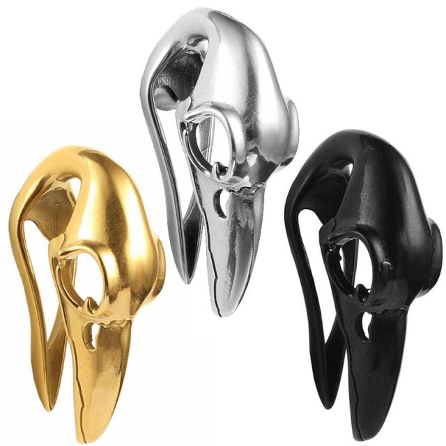 4g 面白い ボディピアス イーグルスカル ボディーピアス 1個販売 片耳 4ゲージ 人気 メンズ レディース ステンレス 黒色 ブラック ゴの通販はau Pay マーケット ボディピアス専門店グリーンピアッシング