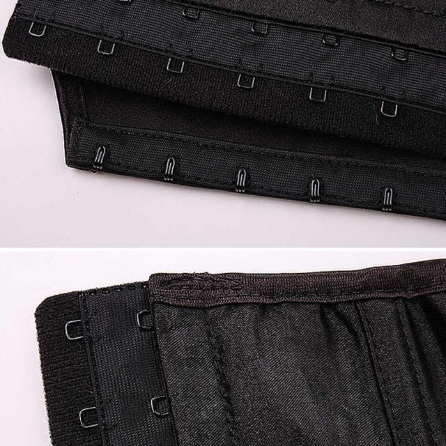 レパードスパンコール コルセット S M L 黒色 コットン フック