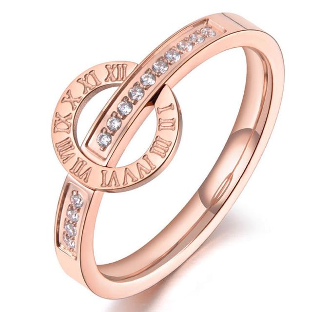 Czピンクゴールドローマンナンバーステンレスリング Wrp022 サイズ 号 メンズ レディース 男性 女性 ローマ数字 リング 丸い クリスの通販はau Pay マーケット ボディピアス専門店グリーンピアッシング