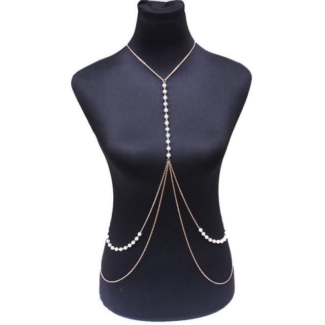 パールメットシルバーボディチェーン 真珠 大人 女性 ゴールドチェーン ビーチ クサリ 鎖 ウエストチェーン ネックレスチェーン ベリーダンス レディース チェーンベルト ベリーチェーン ボディージュエリー 腰 首 砂浜 海岸 夏 おしゃれ 人気 金色 金メッキ ドレスの通販は 5,500円