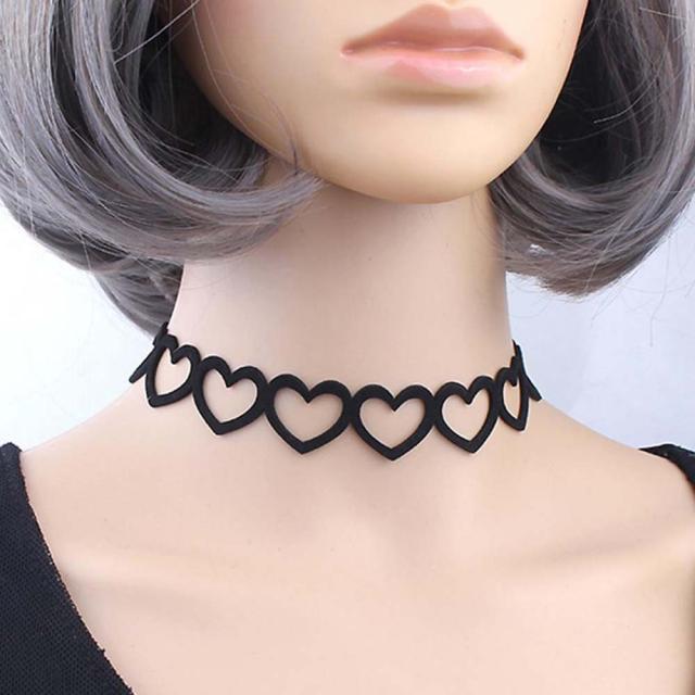 Maxforever ネックレス ブラック ベルベット チョーカーセット クラシック ゴシック タトゥー レースチョーカー 6個, 並行輸入品 : Maxforever 6 PCS Necklaces Black Velvet Choker Set