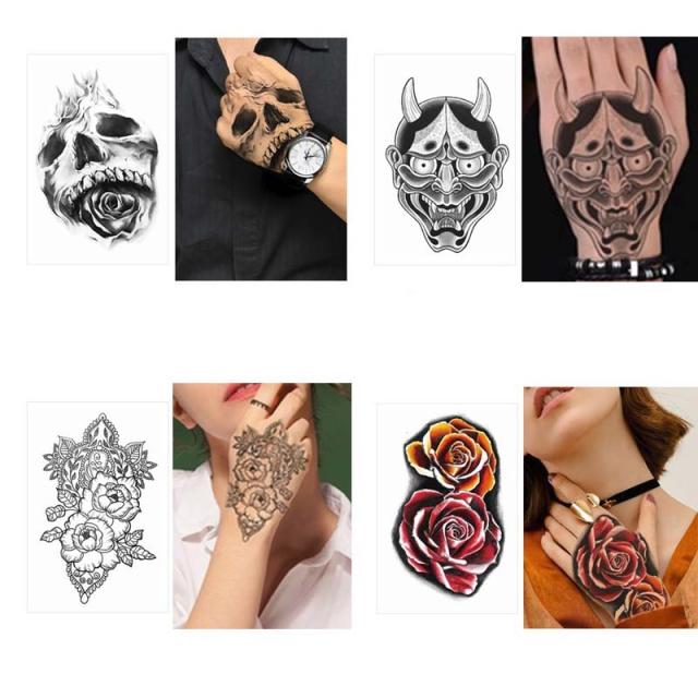 大きめフェイクタトゥーステッカー 1シート ワンポイント 手の甲 首筋 般若 スカル 口 笑う 不気味 薔薇 鼻 文字 タトゥシール メンズ レの通販はau Pay マーケット ボディピアス専門店グリーンピアッシング 大きめフェイクタトゥーステッカー 1シート ワンポイント 手の甲 首筋 般若 スカル 口 笑う 不気味 薔薇 鼻 文字 タトゥシール メンズ レの通販はau Pay マーケット ボディピアス専門店グリーンピアッシング