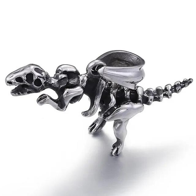 ティラノサウルス 化石 ステンレスペンダントトップ アニマル 動物