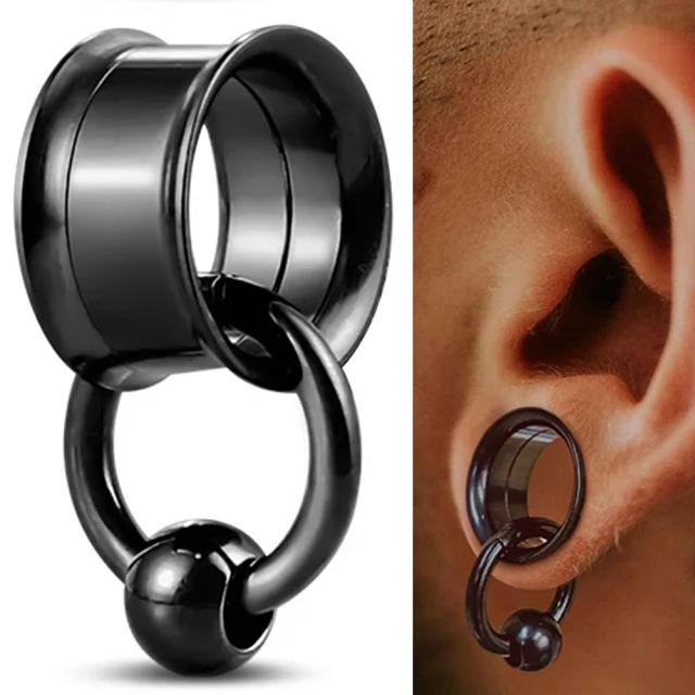 2G 0G 00G 12mm ボディピアス] ホールトゥピアス ネジフレア ボディー 