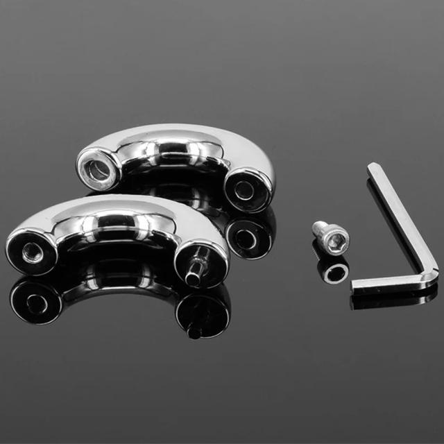 [ 15mm ロック型 開閉 リング型 ボディーピアス ] 六角ネジ式 セグメントリング ボディピアス 15.0mm 15ミリ ネジタイプ カギ 鍵 シームレス型 スムーズセグメント 真円 メンズ レディース 耳 太い ドーナツ型 ドーナッツ型 六角レンチタイプ 身体 男子 女子 プレゼント_2
