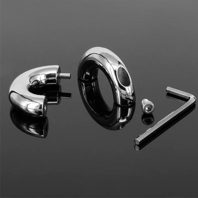 [ 15mm ロック型 開閉 リング型 ボディーピアス ] 六角ネジ式 セグメントリング ボディピアス 15.0mm 15ミリ ネジタイプ カギ 鍵 シームレス型 スムーズセグメント 真円 メンズ レディース 耳 太い ドーナツ型 ドーナッツ型 六角レンチタイプ 身体 男子 女子 プレゼント_3