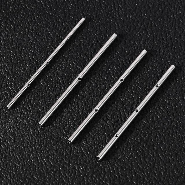 ［高品質 14G チタングレード23］チタンカスタムインダストリアルセット インダストリアルピアス 14ゲージ 内ネジ 逆ネジ インターナル ストレートバーベル ボディピアス 長い ロングバーベル 軟骨 耳たぶ つなぐ メンズ レディース ジュエル ジルコニア キャッチ 組換え_4