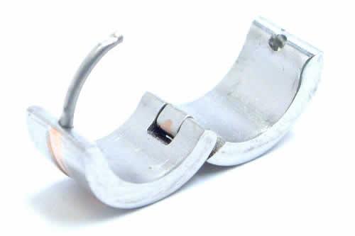 セリーヌフープピアス/1個販売 片耳 シングルピアス 中折れ ステンレス