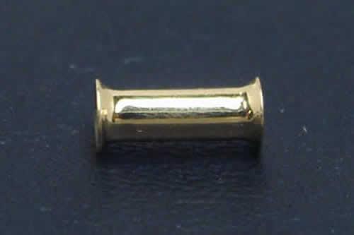 [ 18金 ボディピアス 10G ] 18金 ダブルフレア 10ゲージ 10Ga 本物の金 ボディーピアス K18 イエローゴールド メンズ レディース 金 低アレルギー ホール系 大きい ビッグホール ラージホール オリジナル 18金ゴールド プラグ 18K 金18 黄金 本物 ギフト プレゼント 高級 耳_2