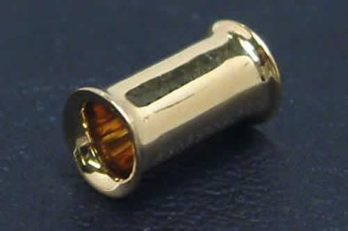 [ 18金 ボディピアス 6G ] 18金 ダブルフレア 6ゲージ 6Ga 本物の金 ボディーピアス K18 イエローゴールド メンズ レディース 金 低アレルギー ホール系 大きい ビッグホール ラージホール オリジナル 18金ゴールド プラグ 18K 金18 黄金 本物 ギフト プレゼント 高級 耳_4