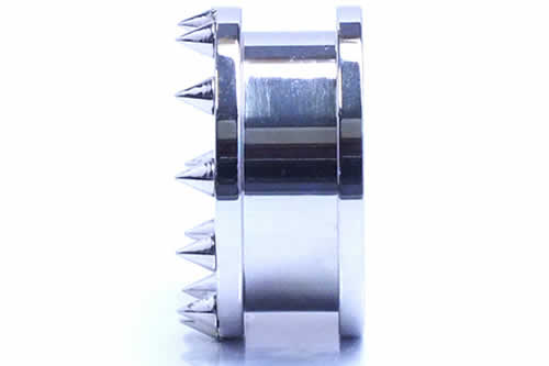 [ 22mm おもしろ ボディピアス ] トゲトゲトンネル 22ミリ 22.0mm サージカルステンレス316L 金アレ メンズ レディース 土管型 ハリネズミ ネジ式 ネジタイプ 耳 プラグ ホールトゥピアス ホールピアス ラージホール 大きい 拡張 パンク スパイク コーン インチ_2