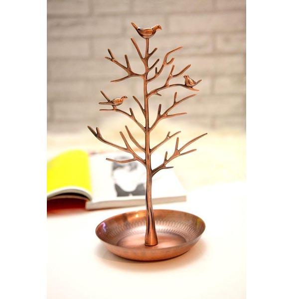 バードジュエリースタンド(ブロンズ)止まり木 鳥 ピアスたて ピアス