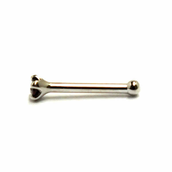 ガーネット（1.5mm）プラチナ950ノーズスタッド 鼻ピアス ノーズピアス本物のガーネット 20G 20ゲージ ボディピアス 本物のプラチナ950 メンズ レディース 低アレルギー 高級 プレゼント ギフト お返し お礼 赤色 誕生日 記念日 クリスマス ホワイトデー ホワイトデー
