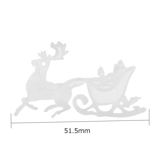 クリスマスステンレスパーツ メリークリスマス 1個販売 トナカイ ソリ サンタクロース サージカルステンレス ピアス イヤリング 部品 の通販はau Pay マーケット ボディピアス専門店グリーンピアッシング