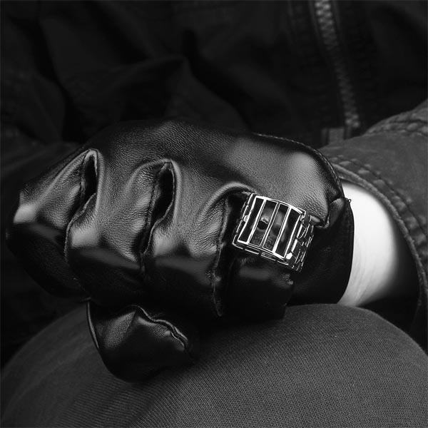 ウォーキングデッドスカルステンレスリング（RWI012）サイズ/17号/21号/23号/27号/28号/31号 牢屋 牢獄 ドクロ おもしろ ユニーク 指輪 サージカルステンレス316L メンズ レディース ペアリング プレゼント ギフト 結婚 婚約 記念日 誕生日 ピンキーリング ファランジリングの通販は 5,500円