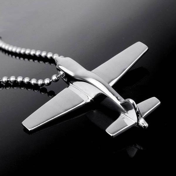 セスナステンレスペンダント 飛行機 サージカルステンレス316L ネックレス パーツ メンズ レディース トップ ペア ステンレスパーツ アクセサリー 首飾り 高級 低アレルギーの通販は