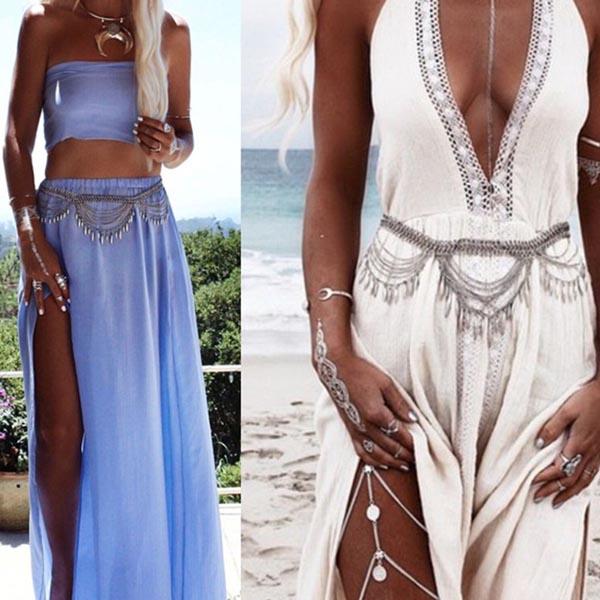 シークインウエストボディチェーン クサリ 鎖 ウエストチェーン ベリーダンス レディース チェーンベルト ウエストジュエリー ボディージュエリー 腰 巻く ネックレスチェーン ゴールドチェーン シルバーチェーン ボヘミアン エスニック インディアンジュエリーの通販は 7,577円