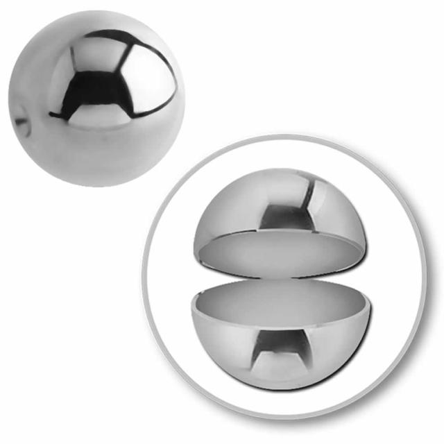 [K18 白金 ボディピアス用 キャッチ] 18金ホワイトゴールド CBR用 キャッチ 4mmボール リング用  20G 18G 16G 14G 12G 10G 8G 6G 4G 2G 0G 00G キャプティブビーズビーズリング用の交換用の球 リング型ボディーピアス メンズ レディース 本物の金 プレゼント カスタム_1