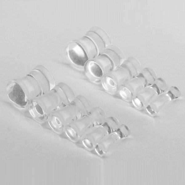 透明 アクリルプラグ ボディピアス 12g 8g 6g 4g 2g 0g プラスチック ダブルフレア ボディーピアス クリア 1個販売 クリスタル 色 透の通販はau Pay マーケット ボディピアス専門店グリーンピアッシング