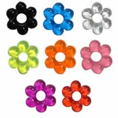 アクリルフラワードーナツパーツ 花 バーベルやバナナバーベルに通すパーツ ボディピアス プラスティック リング型 パーツ 舌ピアス へその通販はau Pay マーケット ボディピアス専門店グリーンピアッシング