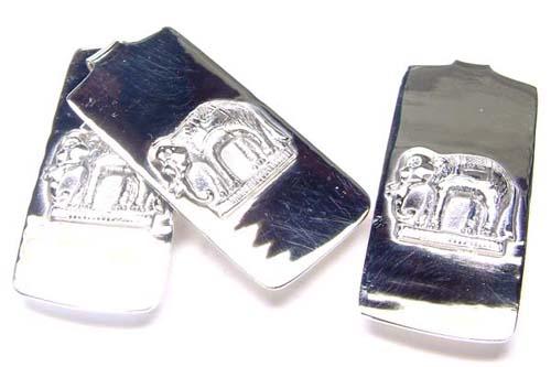 [シルバー925]エレファント マネークリップ 象 ゾウ エスニック アニマル 動物 シルバーアクセサリー スターリングシルバー オリジナル メンズ レディース 大人 お金を挟む お札  財布 おしゃれ スーツに似合う 銀製品 はさむ 本物 ボヘミアン 父の日 ホワイトデー