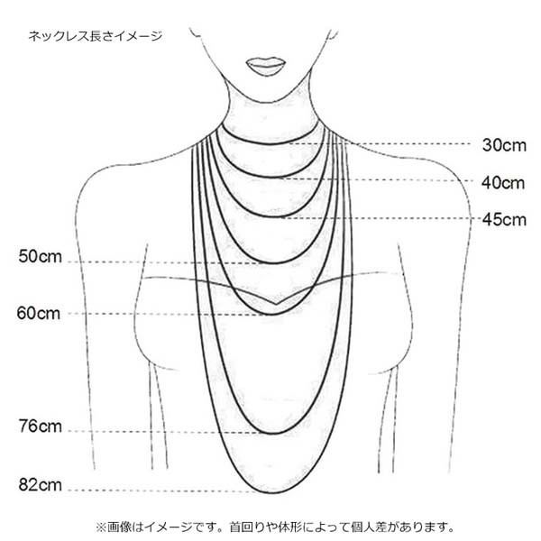 50cm 2.4mm サージカルステンレスボールチェーンネックレス