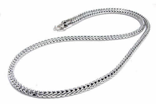 ヘンプネックレスチェーン シルバー925 スターリングシルバー 92.5% 本物 高級 銀 シルバーアクセサリー ジュエリー 首飾り チョーカー ネックレス シルバーチェーン メンズ レディース ペア プレゼント ギフト 鎖 クサリ 長い 短い エスニック ボヘミアン インディアン