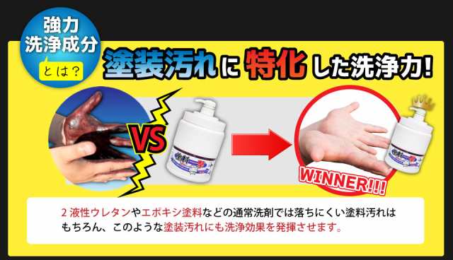 塗料一撃 本体 1 5kg ハンドソープ 手洗い洗剤 ハンドクリーナー 業務用 塗料落とし ペンキ汚れに 13 Versionの通販はau Pay マーケット D I Planning