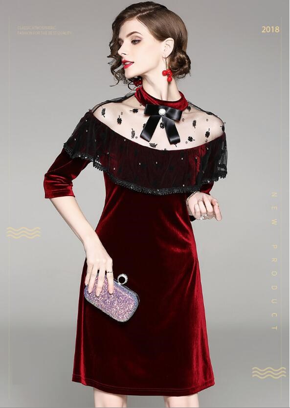 18年新作 可愛い春 レディースワンピース パーティードレス エレガント セクシーナイトドレス ショートドレス 結婚式 Skt F050 S Xlの通販はau Pay マーケット Ririコレクション