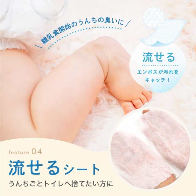 おしりふき 流せる 純水99.9％ トイレに流せる 60枚×15個 計900枚 限りなく水に近い安心 レック