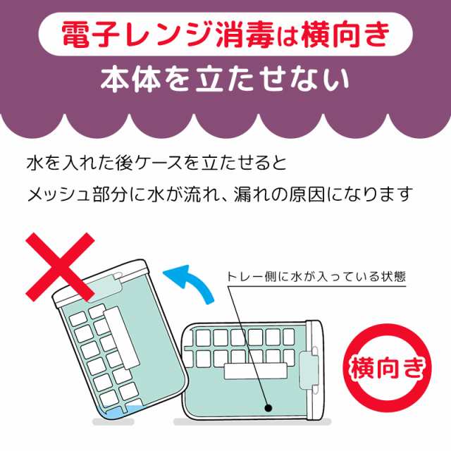 哺乳びん 消毒 哺乳瓶消毒 ケース 3way 電子レンジ 薬液 保管ケース 特許出願中 トング不要 出産祝いの通販はau PAY マーケット - レック ダイレクト