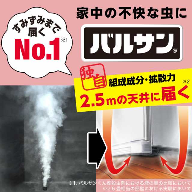 殺虫剤 殺虫器 バルサン くん煙剤 燻煙剤 ワンタッチ 煙タイプ【12-16畳用】3個パック レックの通販はau PAY マーケット -  レックダイレクト