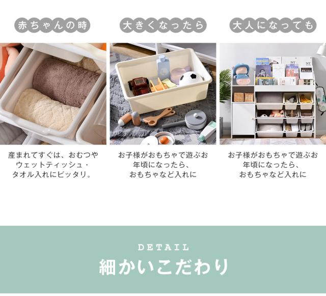 絵本棚　絵本ラック おもちゃ おもち収納 収納 木製　引き出し　玩具箱　ラック ボックス 大容量　収納ボックス キッズ収納 子供用　子供部屋 おもちゃ箱 おしゃれ　女の子 男の子 送料無料 クリスマスプレゼント_7