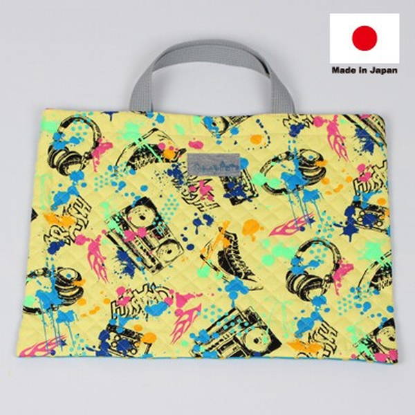 ワンマイル レッスンバッグ 手提げ かばん 子供 キッズ キルティング 90sストリート イエロー 入園 入学 の通販はau Pay マーケット スプラッシュウォール