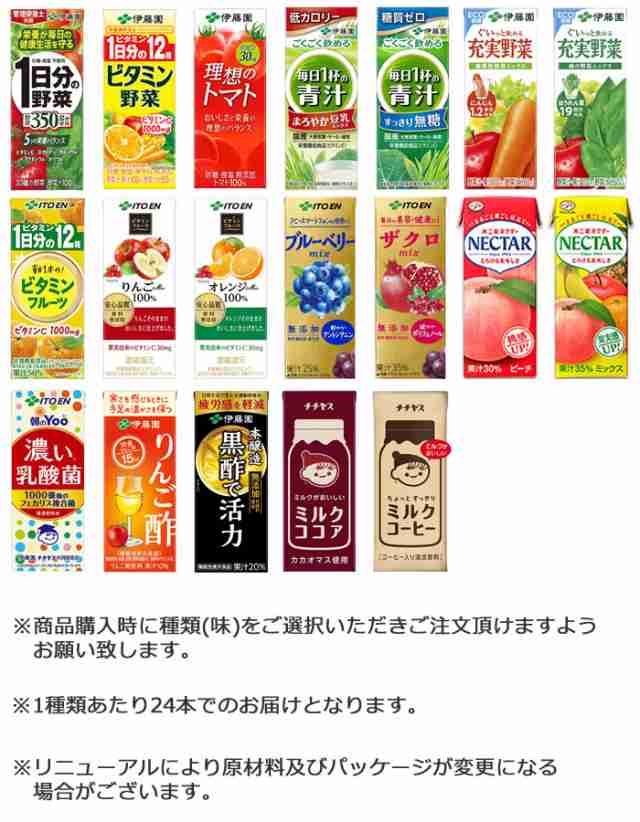 ５５％以上節約 伊藤園 1日分の野菜 200ml 紙パック × 72本 24本×3ケース 賞味期限：4ヶ月以上 1セット1配送でお届け 送料無料 3〜 4営業日以内に出荷 materialworldblog.com