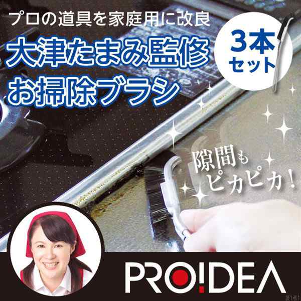 大津式 お掃除ブラシ J（3本組）(全国一律送料無料) 掃除 ブラシ 人気